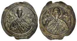BYZANTINE BRONZE PENDANT.(8th-10th century).Ae.

Condition : Good very fine.

Weight : 8.24 gr
Diameter : 54 mm