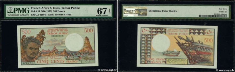 Country : AFARS AND ISSAS 
Face Value : 500 Francs 
Date : (1975) 
Period/Provin...