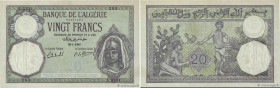 Country : ALGERIA 
Face Value : 20 Francs 
Date : 25 janvier 1941 
Period/Province/Bank : Banque de l'Algérie 
Catalogue reference : P.78c 
Additional...