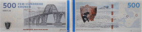 Country : DENMARK 
Face Value : 500 Kroner Petit numéro 
Date : 2011 
Period/Province/Bank : Danmarks Nationalbank 
Catalogue reference : P.68b 
Alpha...