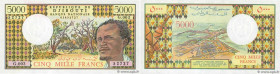 Country : DJIBOUTI 
Face Value : 5000 Francs 
Date : (1991) 
Period/Province/Bank : République - Banque Nationale 
Catalogue reference : P.38c 
Alphab...