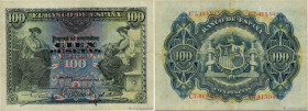 Country : SPAIN 
Face Value : 100 Pesetas 
Date : 30 juin 1906 
Period/Province/Bank : Banco de Espana 
Catalogue reference : P.59a 
Alphabet - signat...