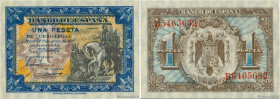 Country : SPAIN 
Face Value : 1 Peseta 
Date : 01 juin 1940 
Period/Province/Bank : Banco de Espana 
Catalogue reference : P.121a 
Alphabet - signatur...