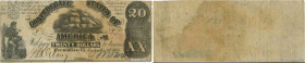 Country : CONFEDERATE STATES OF AMERICA 
Face Value : 20 Dollars 
Date : 02 septembre 1861 
Period/Province/Bank : Confederate States of America 
Cata...