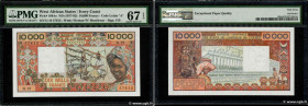 Country : WEST AFRICAN STATES 
Face Value : 10000 Francs 
Date : (1981-1982) 
Period/Province/Bank : B.C.E.A.O. 
Department : Côte d'Ivoire 
Catalogue...