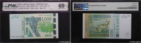 Country : WEST AFRICAN STATES 
Face Value : 5000 Francs 
Date : 2020 
Period/Province/Bank : B.C.E.A.O. 
Department : Burkina Faso 
Catalogue referenc...