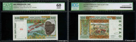 Country : WEST AFRICAN STATES 
Face Value : 500 Francs Spécimen 
Date : 1992 
Period/Province/Bank : B.C.E.A.O. 
Department : Togo 
Catalogue referenc...