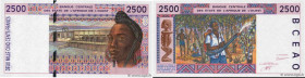 Country : WEST AFRICAN STATES 
Face Value : 2500 Francs Épreuve 
Date : (1992) 
Period/Province/Bank : B.C.E.A.O. 
Catalogue reference : P.x12- 
Addit...