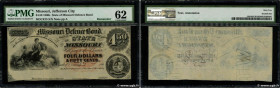 Country : UNITED STATES OF AMERICA 
Face Value : 4 Dollars 50 cents Non émis 
Date : (1860) 
Period/Province/Bank : The State of Missouri 
Department ...