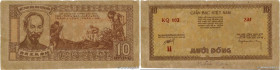 Country : VIETNAM 
Face Value : 10 Dong 
Date : (1952) 
Period/Province/Bank : Giay Bac Viet Nam 
Catalogue reference : P.- (040B) 
Alphabet - signatu...