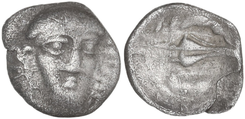 Greek Italy. Central and Southern Campania, Phistelia. AR Obol, c. 325-275 BC. O...