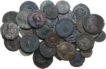 The Roman Empire. Multiple lot of forty (40) bronze roman coins.