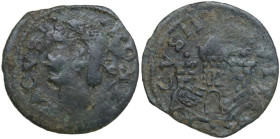 Croatia. AE Follaro, Republic of Ragusa, 1450-1612. Barac 28, type 4. AE. 1.50 g. 17.00 mm. Scarce. About VF.