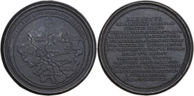 France. Dukes and Duchesses of Lorraine. AE Medal, Nancy, without date, late 17th-early 18th century. Obv. Map of the duchy of Lorraine. Rev. Inscript...