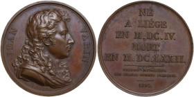 France. Jean Varin (1604-1672). AE Medal, dated 1820. From the series 'Gallerie Metallique des Grands Hommes Francais'. Obv. Draped bust of Jean Varin...