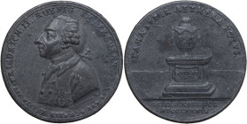 Germany. Friedrich II. AE Medal, 1786, for the death of Friedrich II of Prussia. Obv. Bust of Friedrich II left. Rev. Urn on podest. Old. 761. AE. 54....
