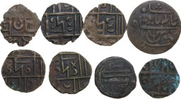 India. Lot of 8 (eight) AE coins to be sorted. AE.