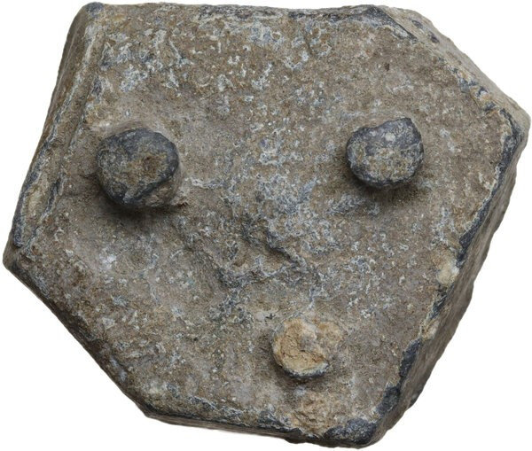 POLIGONAL LEAD WEIGHT Probably Roman Republic, c. 5th-1st century BC. Roman weig...