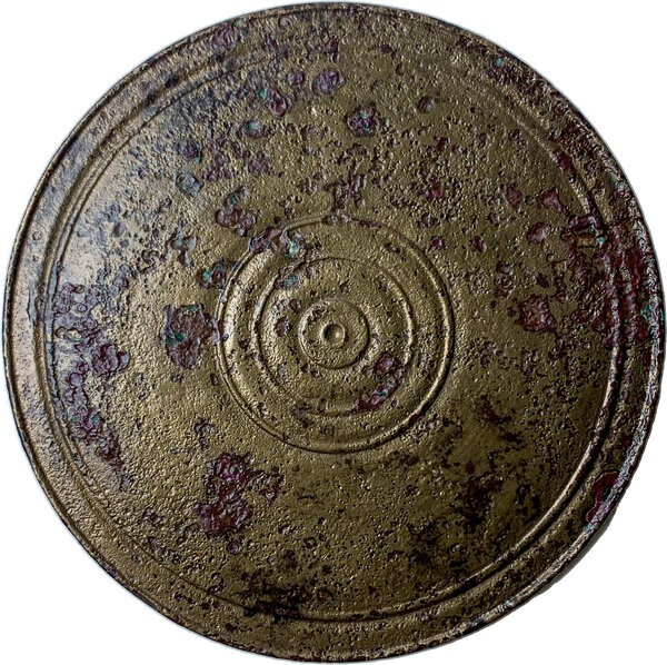 AMAZING ROMAN BRASS MIRROR Roman period, 2nd-4th century AD. Roman bronze brass ...