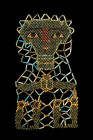 Late Period, ca. 664-332 BC.
A mummy shroud composed of threaded faience beads arranged in a net pattern, which collectively form a remarkably detaile...