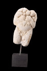 Ca. 100-300 AD.
A marble Cupid torso. Despite the absence of its head, the torso exudes an undeniable handsomeness that captivates the observer. Adorn...