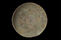 Ca. 500 AD.
A nice bowl, meticulously crafted from a precious metal material, commands attention with its wide form and resplendent embellishments. Th...