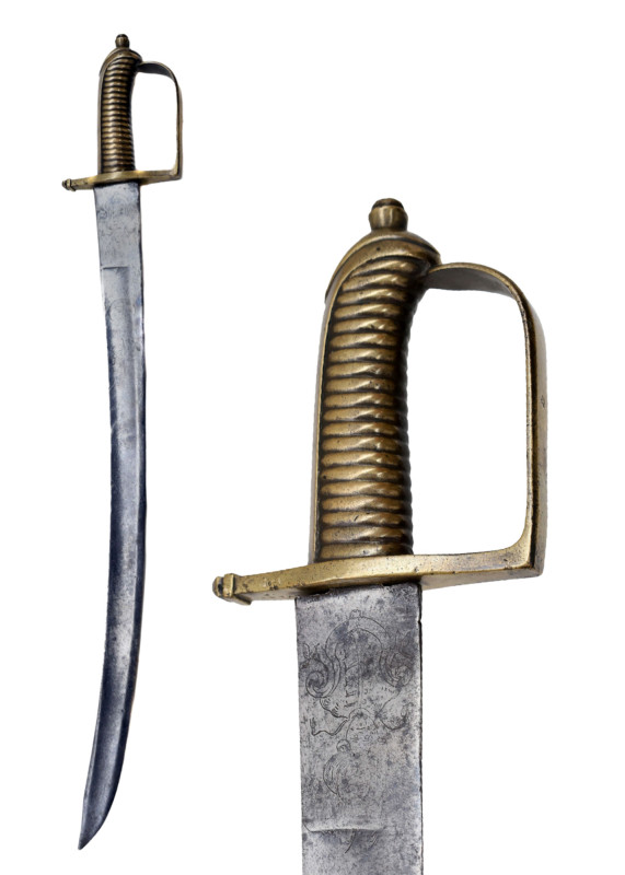 Ca. 1767 AD.
A cutlass specially made for the Navy from the American Revolution ...