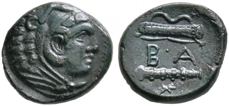 Könige von Makedonien. Alexander III. der Große 336-323 v. Chr. Bronzemünze (AE-...