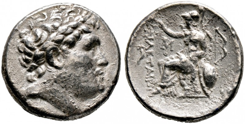 Mysia. Könige von Pergamon. Attalos I. 241-197 v. Chr. Tetradrachme. Belorbeerte...