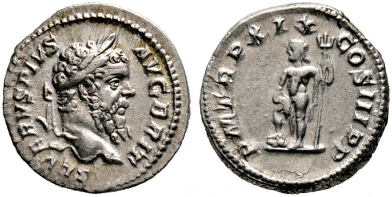 Kaiserzeit. Septimius Severus 193-211. Denar 211 -Rom-. SEVERVS PIVS AVG BRIT. B...