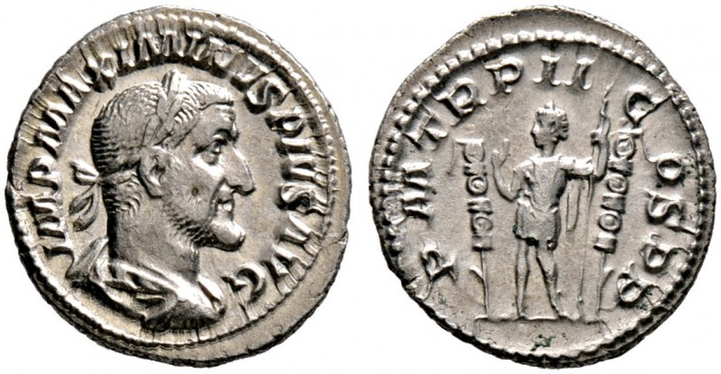 Kaiserzeit. Maximinus I. Thrax 235-238. Denar 236 -Rom-. IMP MAXIMINVS PIVS AVG....