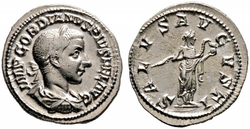 Kaiserzeit. Gordianus III. 238-244. Denar 241 -Rom-. IMP GORDIANVS PIVS FEL AVG....
