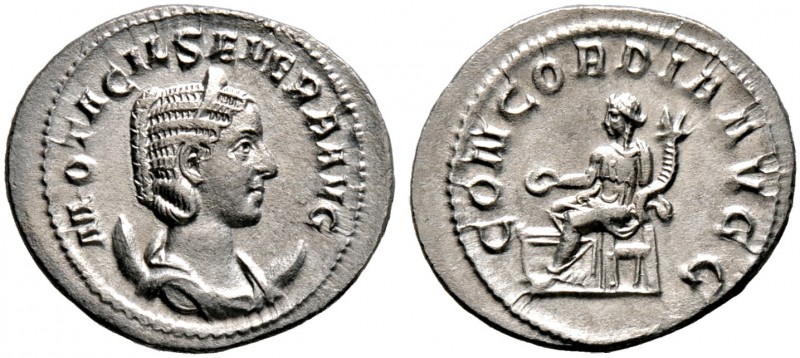 Kaiserzeit. Otacilia Severa 244-249, Gemahlin des Philippus I. Antoninian 247 -R...