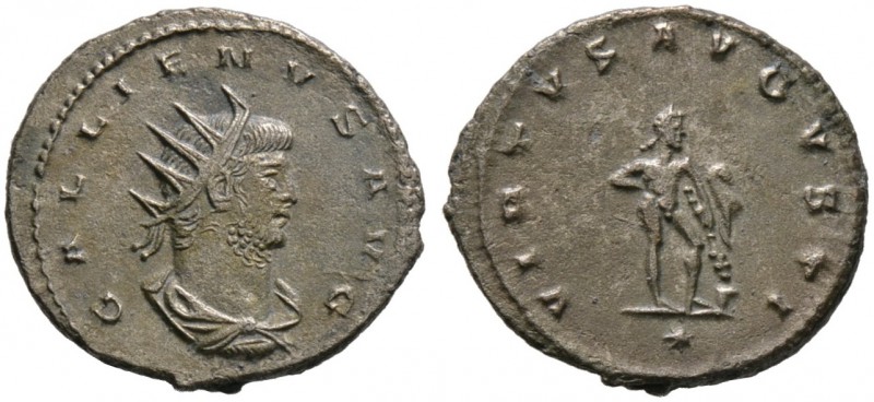 Kaiserzeit. Gallienus 253-268. Antoninian 263 -Antiochia-. GALLIENVS AVG. Drapie...