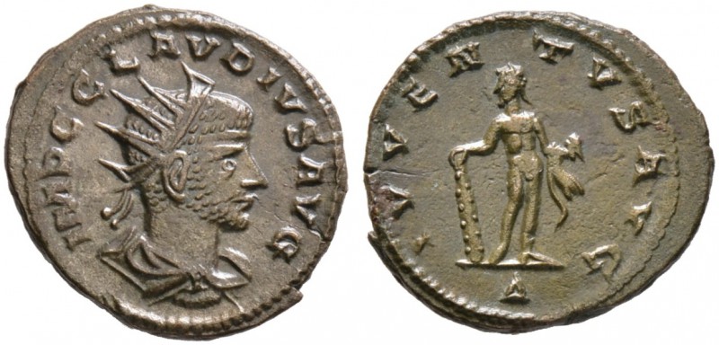 Kaiserzeit. Claudius II. Gothicus 268-270. Antoninian -Antiochia-. IMP CLAVDIVS ...
