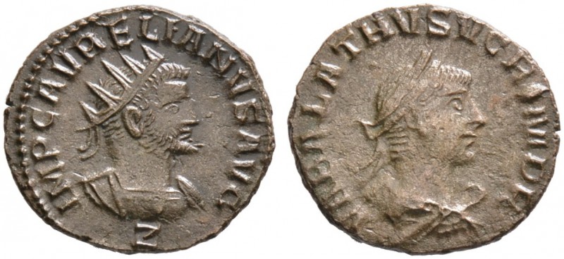 Kaiserzeit. Aurelianus 270-275. Antoninian (gemeinsam mit Vabalathus) 270/272 -A...