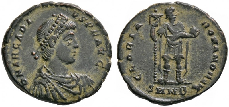 Kaiserzeit. Arcadius 383-408. Bronzemünze (AE-22 mm) -Nicomedia-. D N ARCADIVS P...