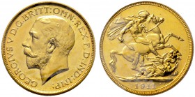 Großbritannien. George V. 1910-1937. Sovereign 1911. Spink 3996, Fr. 404a. 7,98 g Polierte Platte (proof)