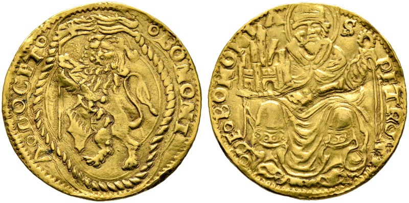 Italien-Bologna. Giovanni II. Bentivoglio 1446-1506. Doppio ducato (2 Bolognino ...