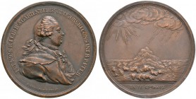 Russland. Katharina II. 1762-1796. Bronzemedaille o.J. (1772) von F. Comstadius, auf den Münzunternehmer und Freimaurer Peter Nikolaus Baron von Garte...