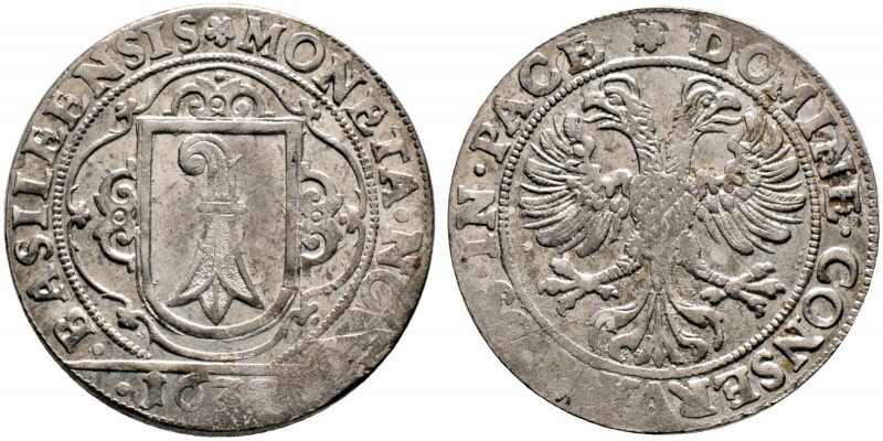 Schweiz-Basel, Stadt. Dicken 1633. DT 1352b, HMZ 2-81c. 
kleine Prägeschwächen, ...