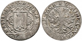 Schweiz-Basel, Stadt. Dicken 1633. DT 1352b, HMZ 2-81c. 
kleine Prägeschwächen, vorzüglich-prägefrisch mit leichtem Prägeglanz