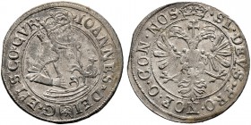 Schweiz-Chur, Bistum. Johann V. Flugi von Aspermont 1601-1627. Dicken o.J. DT 1432a, HMZ 2-407f. 
winziges Zainende, sehr schön-vorzüglich