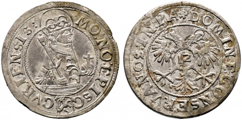 Schweiz-Chur, Bistum. Johann V. Flugi von Aspermont 1601-1627. Halbdicken (Zwölf...