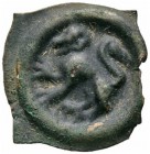 Schweiz-Laufenburg. Münzstätte der Grafen von Habsburg-Laufenburg. Vierzipfeliger Pfennig um 1300. Löwe mit spitzem Kopf aufrecht nach links steigend....