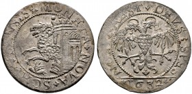 Schweiz-Schaffhausen. Dicken 1632. Wiel. 608, DT 1378d, HMZ 2-765m. vorzüglich-prägefrisch mit leichtem Prägeglanz