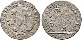 Schweiz-Schaffhausen. Dicken 1633. Wiel. 625, DT 1378e, HMZ 2-765n. 
Revers etwas flau, vorzüglich-prägefrisch mit leichtem Prägeglanz