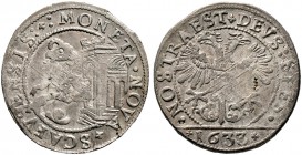 Schweiz-Schaffhausen. Dicken 1633. Wiel. 632, DT 1378e, HMZ 2-765n. 
kleiner Schrötlingsfehler und Prägeschwächen, vorzüglich-prägefrisch mit leichtem...
