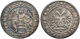 Schweiz-Zug. 1/2 Taler 1620. DT 1240a, HMZ 2-1091b. feine Patina, sehr schön-vorzüglich