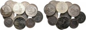 USA. Lot (25 Stücke): Silbermünzen. Dollars 1880, 1881, 1890, 1896, 1899-1901, 1921-1925, 1971, 1972, 1976 und 1986 (Polierte Platte und Stempelglanz)...